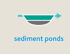 Sediment ponds