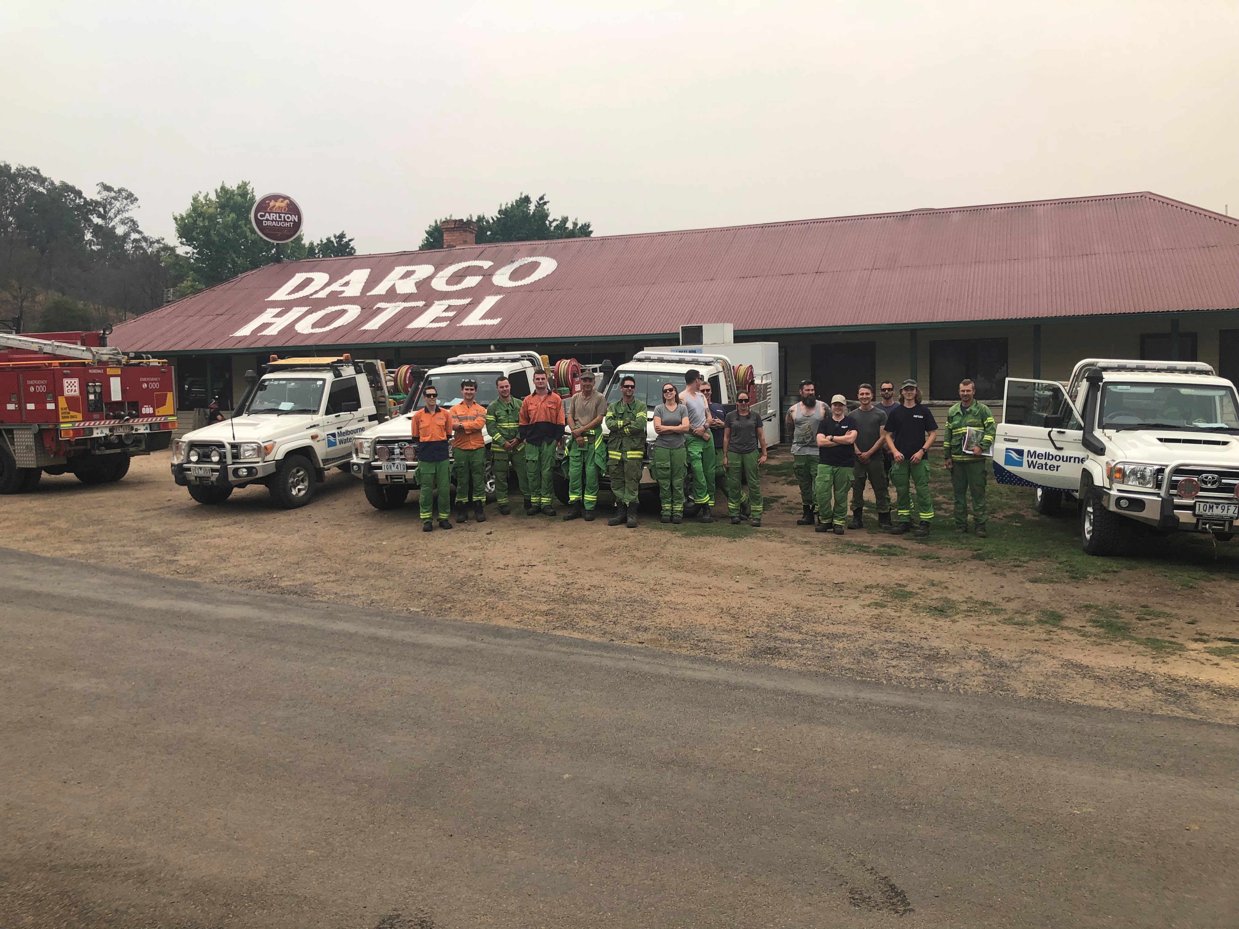 firefighting crews