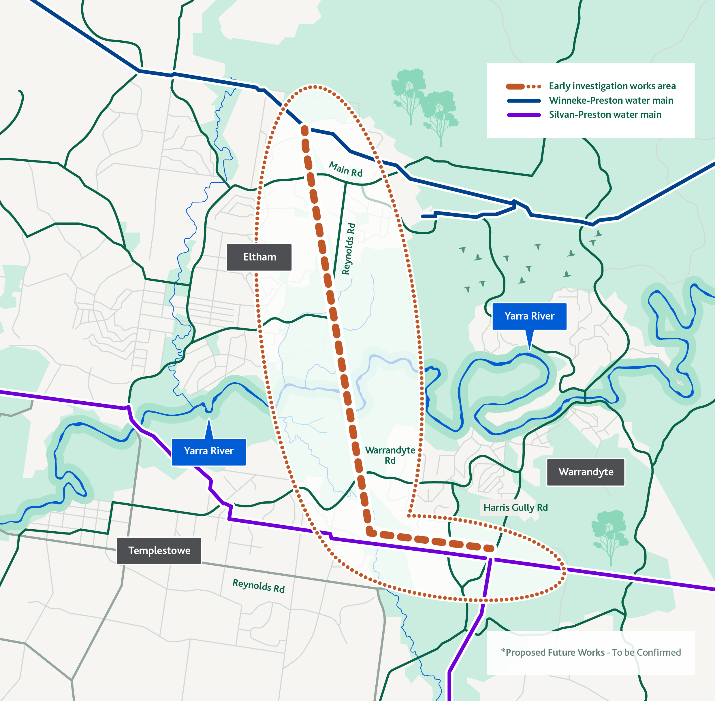 Stage 1 Link Main - early investigation works