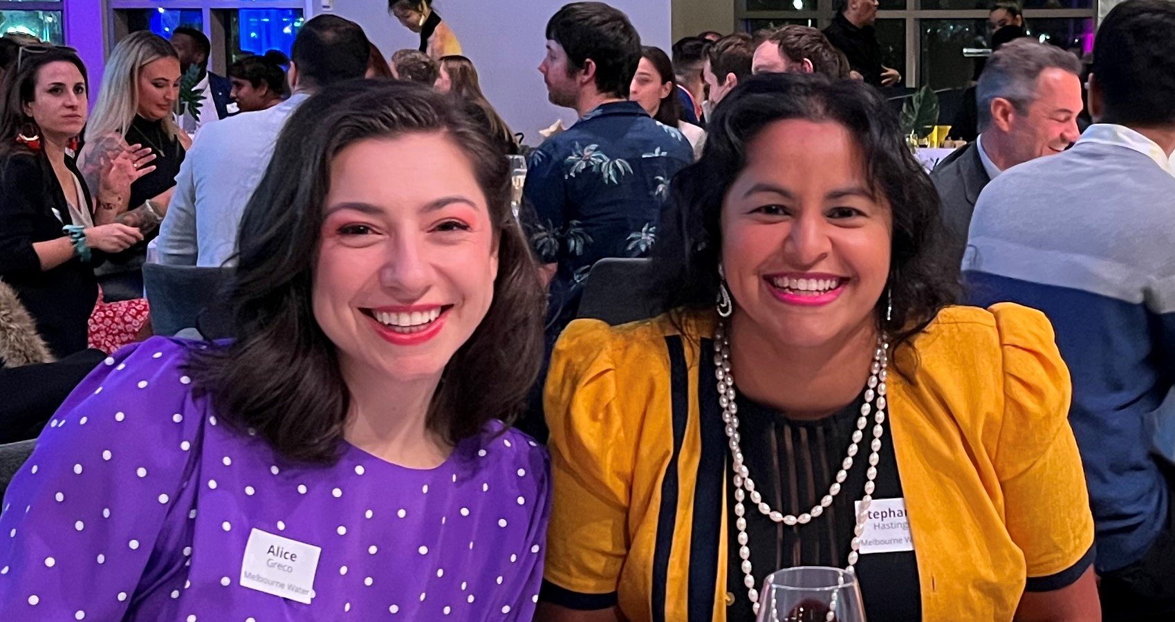 two female engineers smiling
