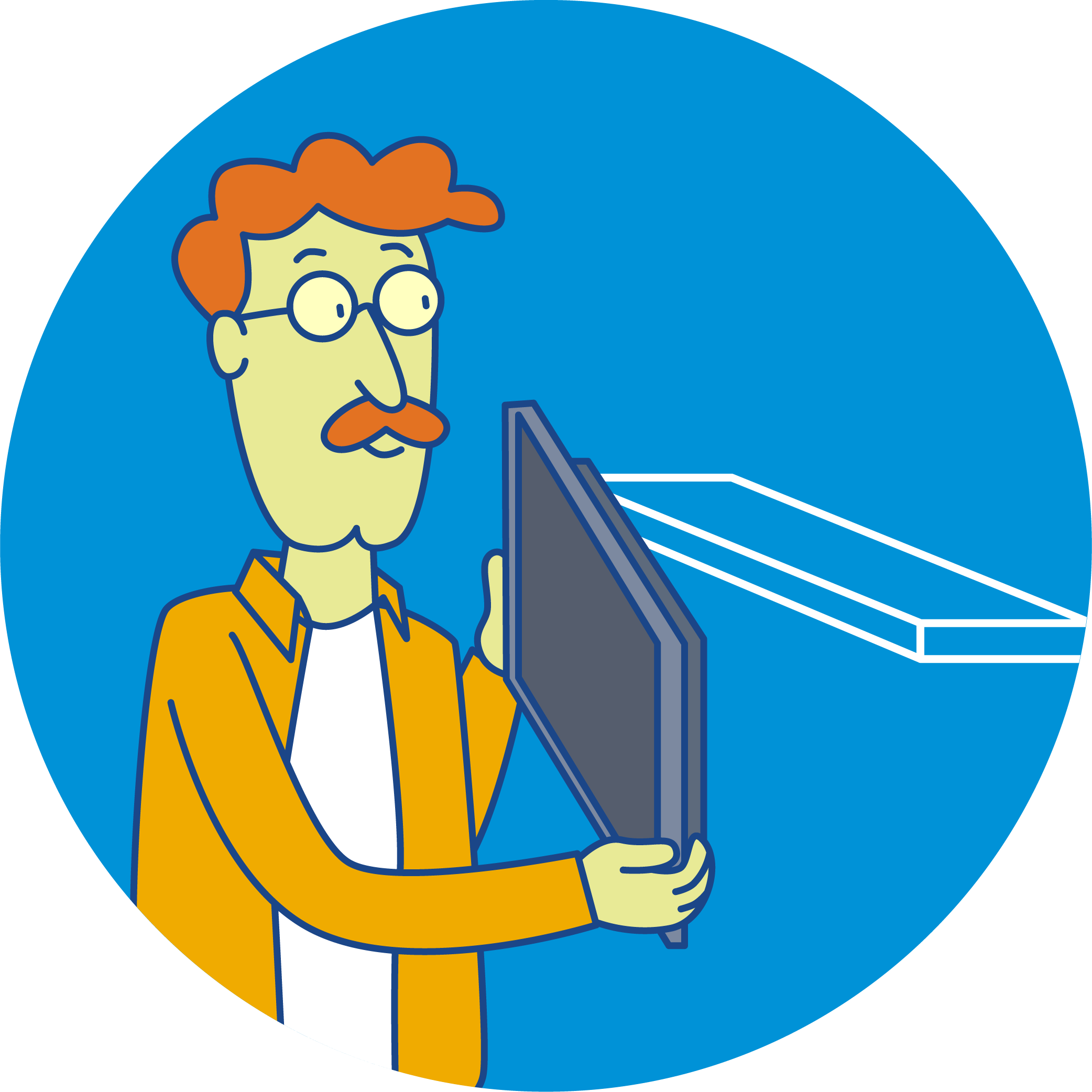 Securing belongings icon