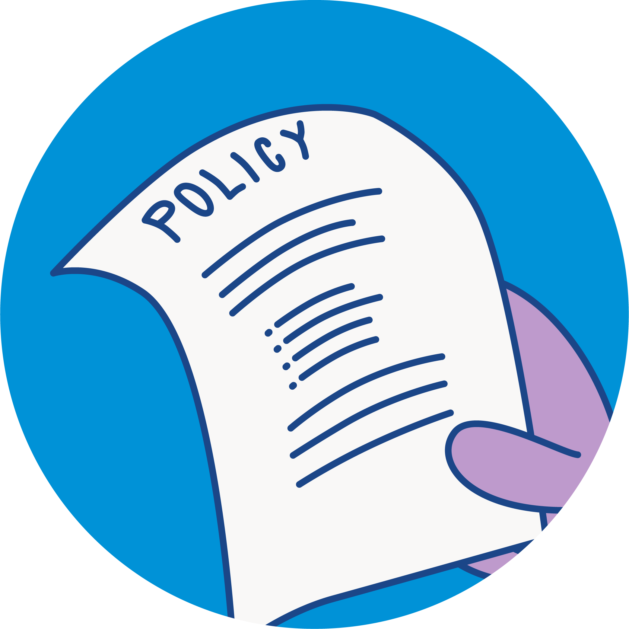 Insurance policy icon