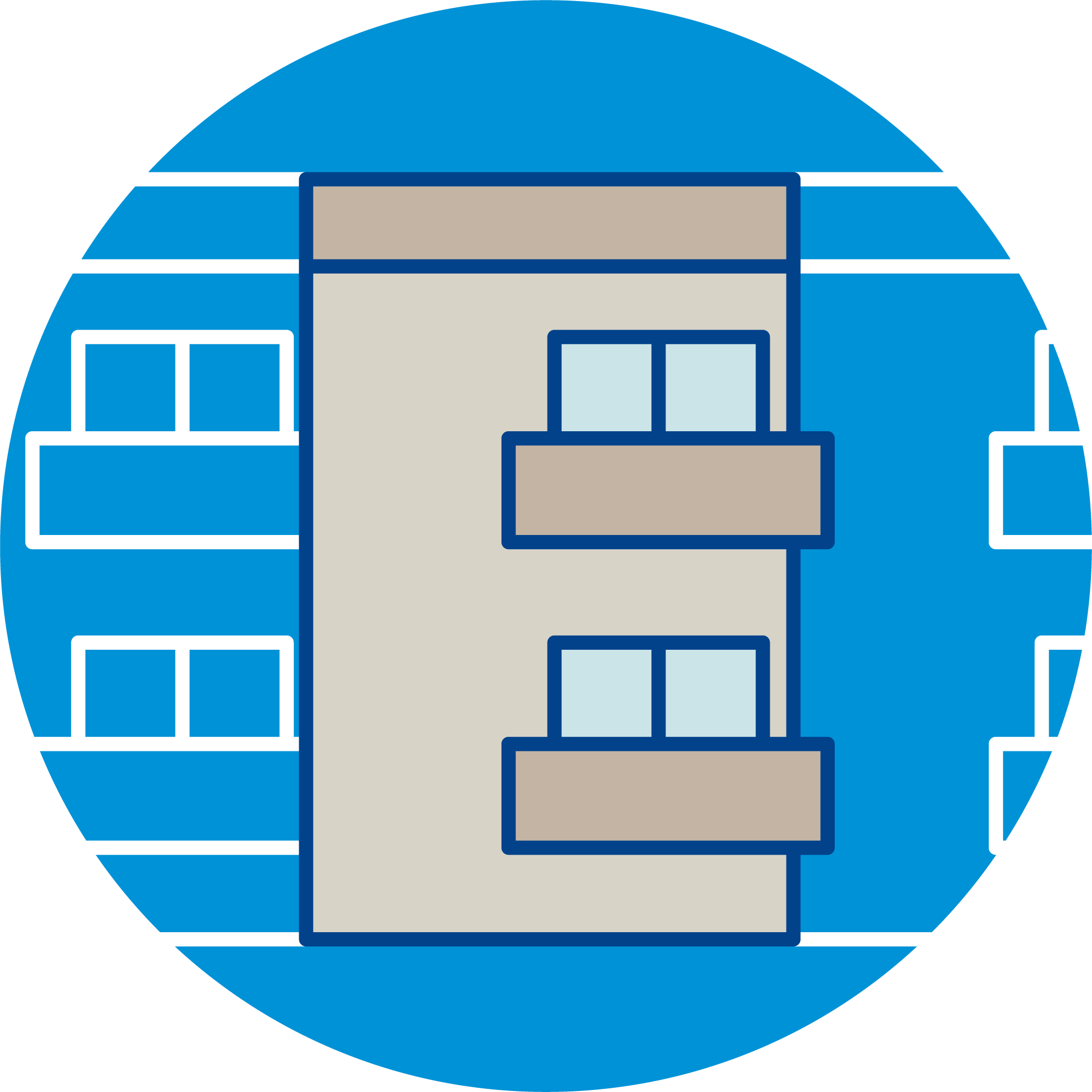 Icon of apartment block