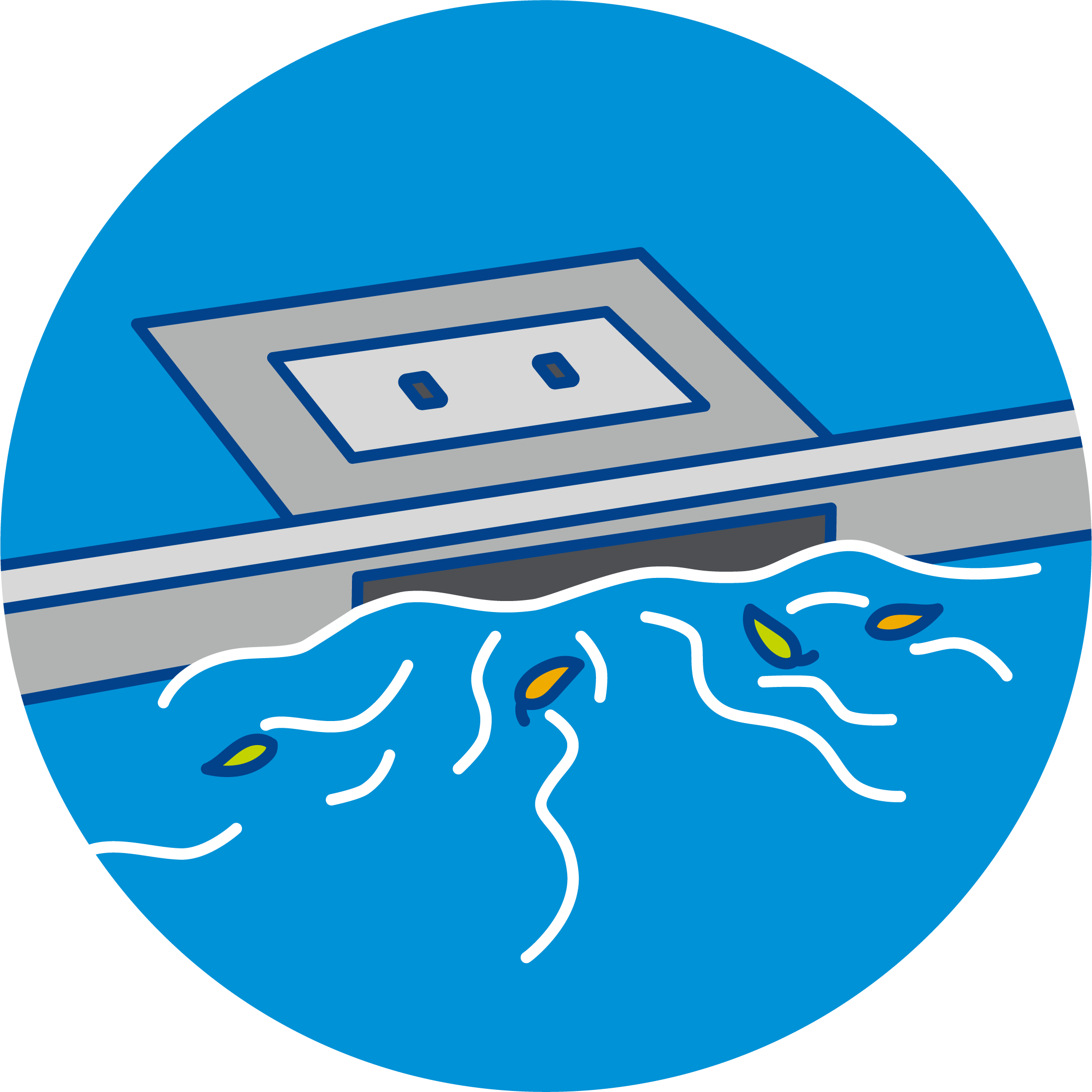 Stormwater flooding icon