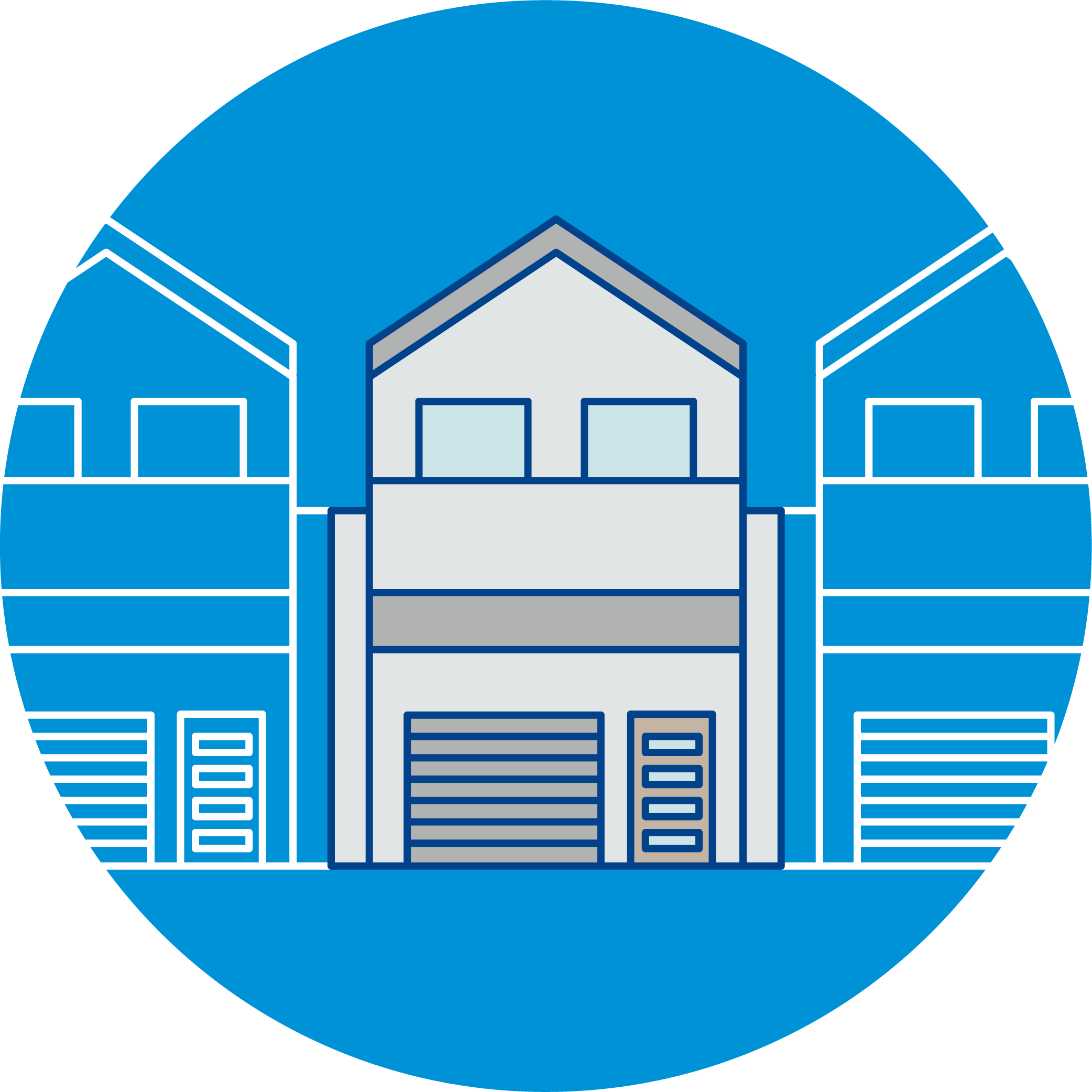 Icon of townhouse