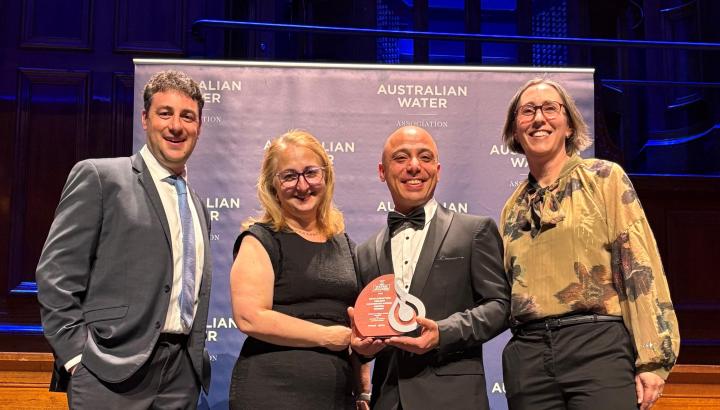 Melbourne Water won two awards at the Victorian Water Awards 2025