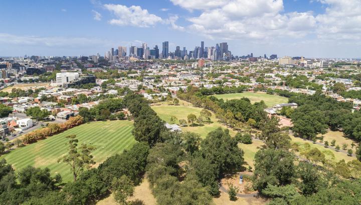 Melbourne city skyline