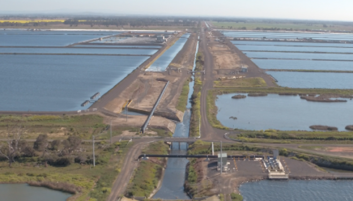 WTP aerial from outlet