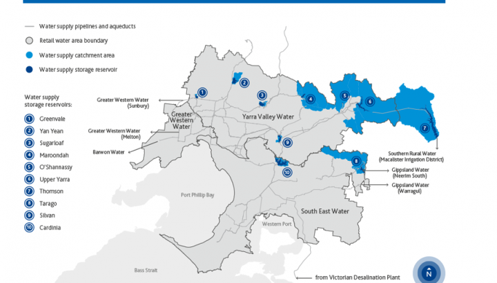 A map of retailer locations