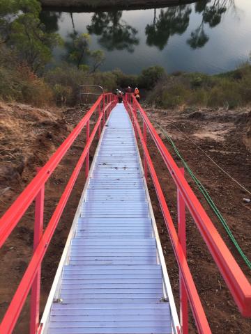 path to river