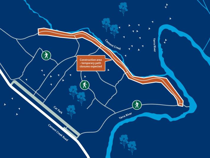 Cement Creek works map