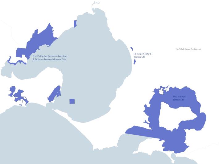 Map of Ramsar Wetlands