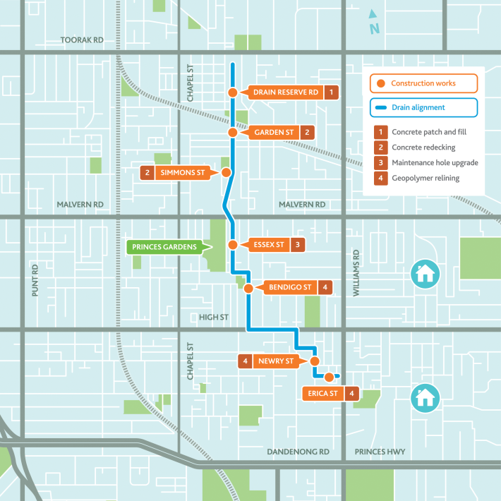 Essex Street Project Map