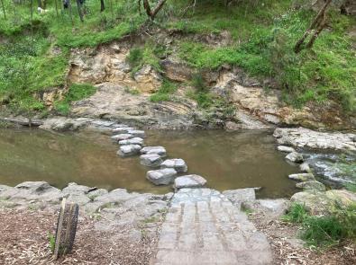 Spiritual Healing Trail across Darebin Creek