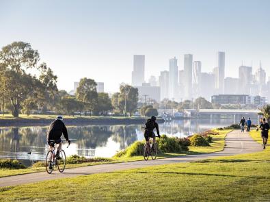 Maribyrnong River at Footscray Park