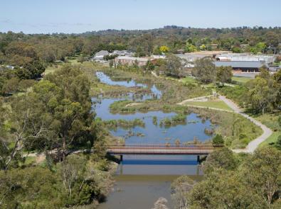 Tarralla Creek - Stage 1 after works completed - 2025