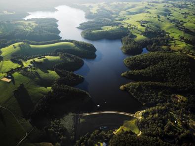 Aerial image of Tarago Reservoir