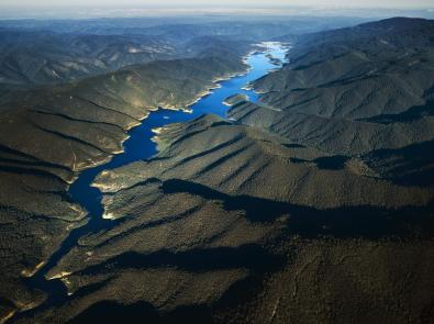 Aerial image of Thomson Reservoir