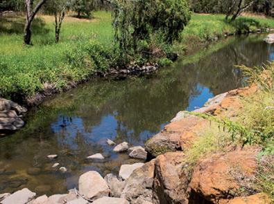 A waterway in the City of Maroondah