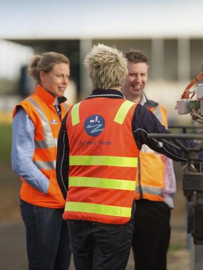 Melbourne Water and City West Water staff, CWW Recycled Water Plant