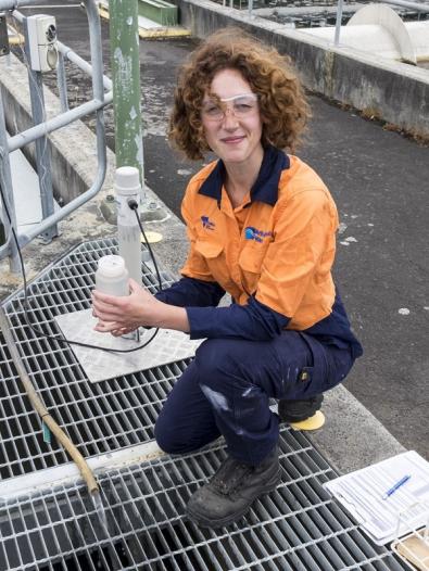 Female operational staff at Winneke Treatment Plant