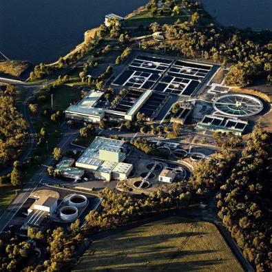 Winneke Water Treatment Plant at Sugarloaf Reservoir