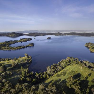 Sugarloaf Reservoir, which supplies Melbourne’s northern, western and central suburbs.