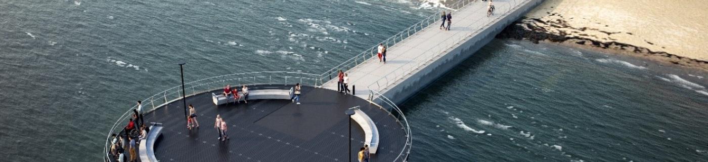 Artist's impression of the viewing platform at St Kilda