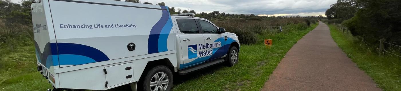 Melbourne Water vehicle 