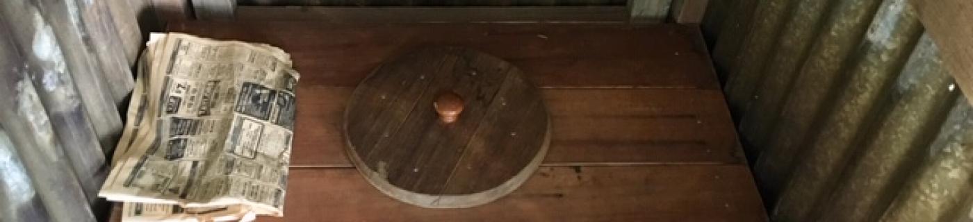 Step back in time - an old toilet