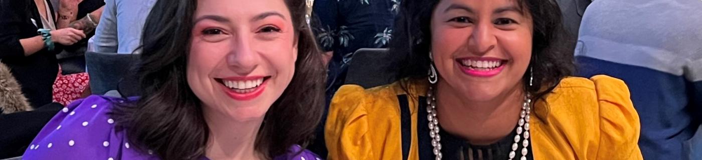 two female engineers smiling