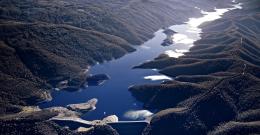 Aerial view of Upper Yarra Reservoir