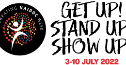 NAIDOC Week Logo - Get Up! Stand Up! Show Up!