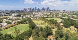 Melbourne city skyline