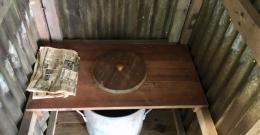 Step back in time - an old toilet