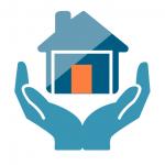 house in hands icon
