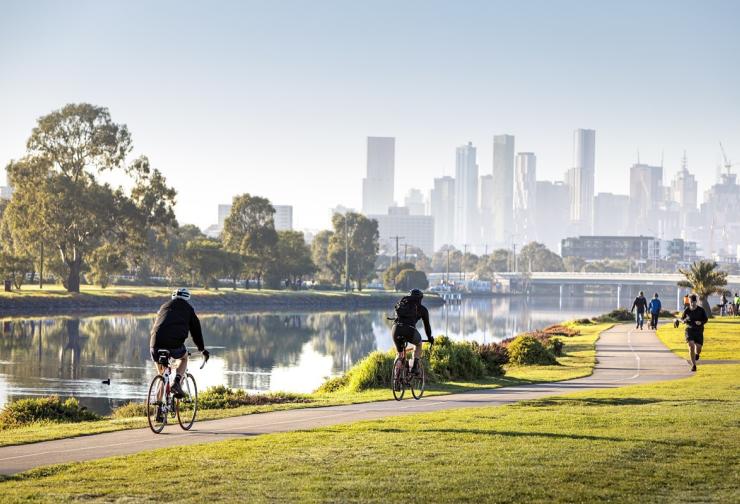 Maribyrnong River at Footscray Park