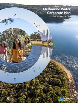 Cover image of Melbourne Water Corporate Plan 2023/24 to 2027/28