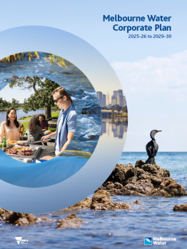 Melbourne Water Coporate Plan cover page