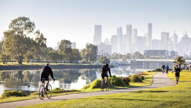 Maribyrnong River at Footscray Park