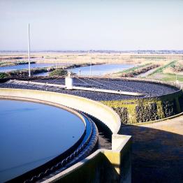 Clarifiers at the Braeside Treatment Plant