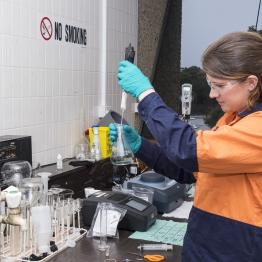 Female operational staff at Winneke Treatment Plant