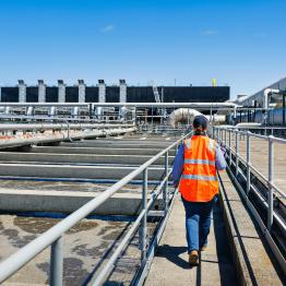 View of the WTP plant
